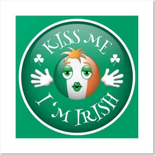 Kiss me I'm Irish. Posters and Art